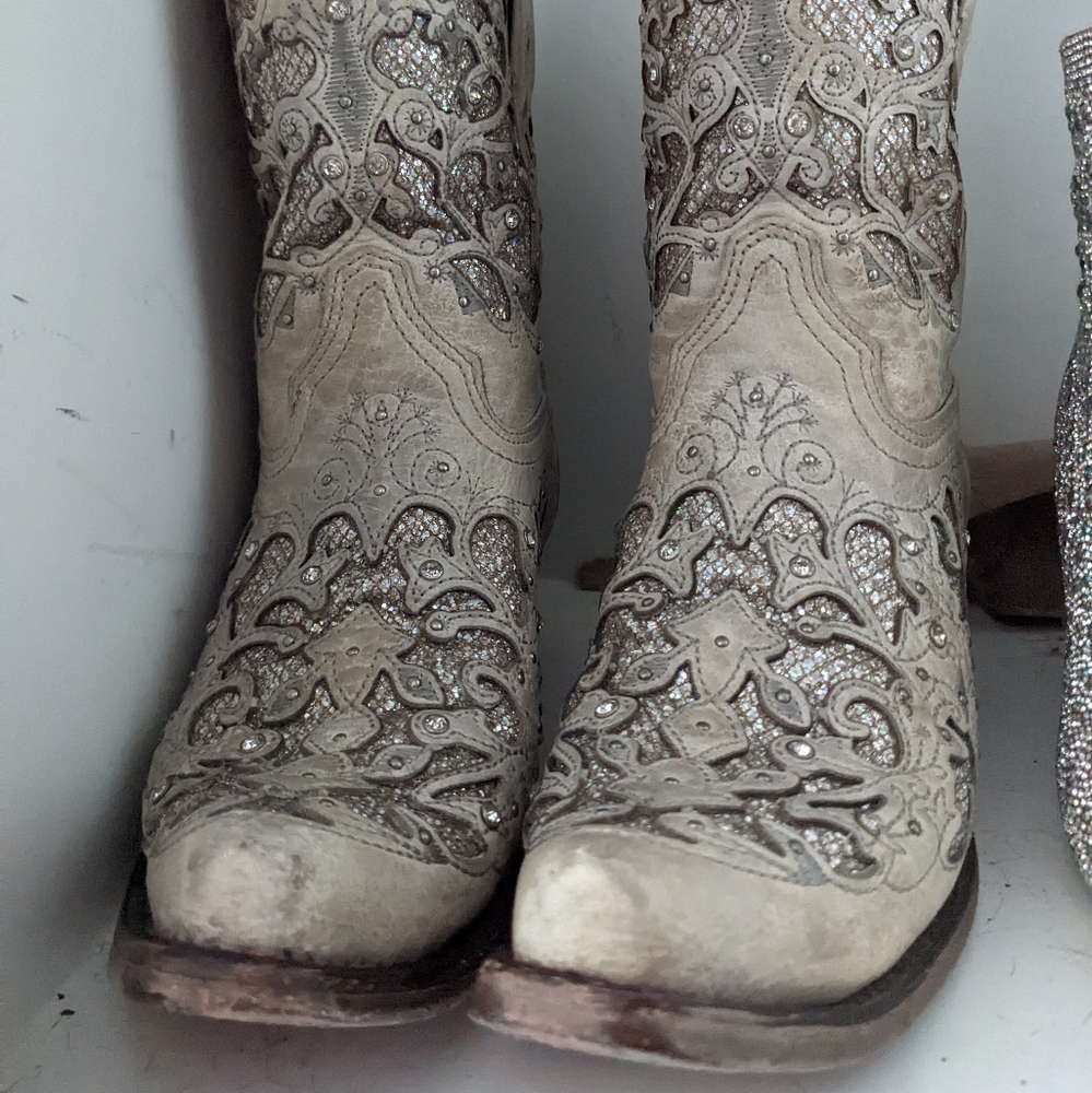 Corral glitter inlay boots